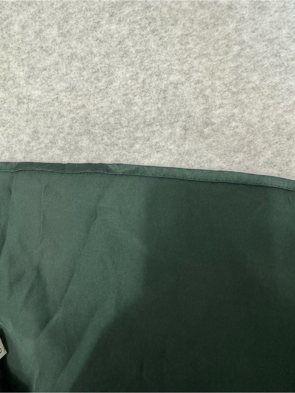 Old Navy Vintage Silk Y2K Empire Waistline Emerald Green Fairy Blouse XL - Picture 10 of 13